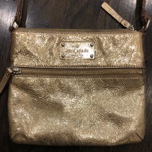 Kate Spade Tenley Gold Crossbody Purse